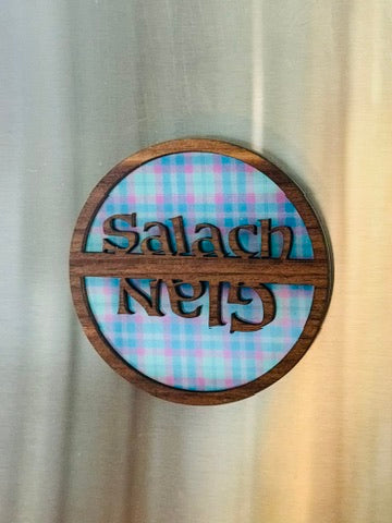 Glan / Salach Dishwasher Magnet – Plaid Collection (Gaelic)