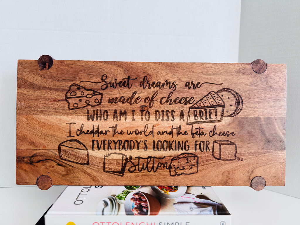 Sweet Dreams Are Made of Cheese – Acacia Serving Board Set