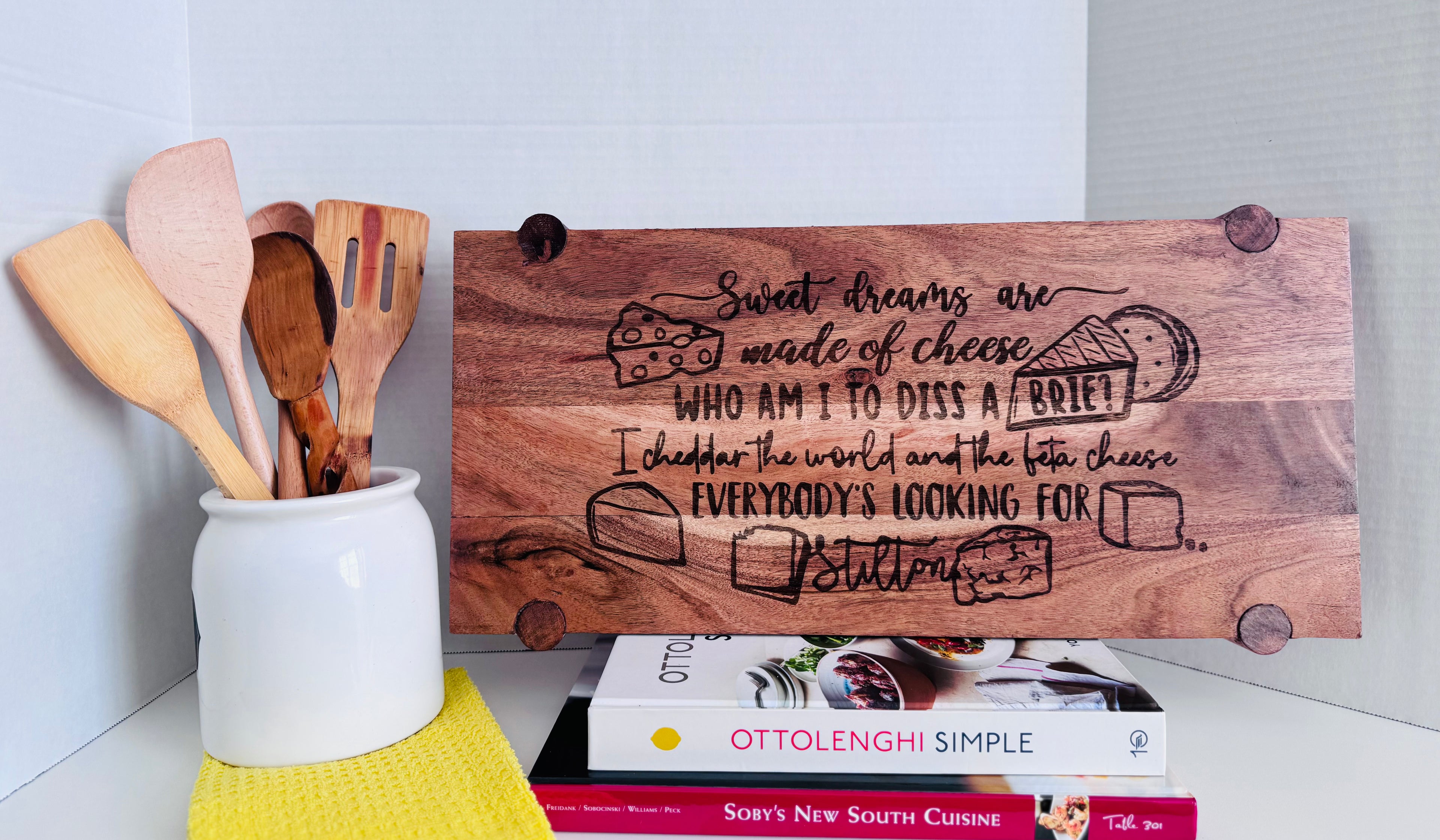 Sweet Dreams Are Made of Cheese – Acacia Serving Board Set