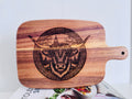 Highland Cow Engraved Acacia Cutting Board