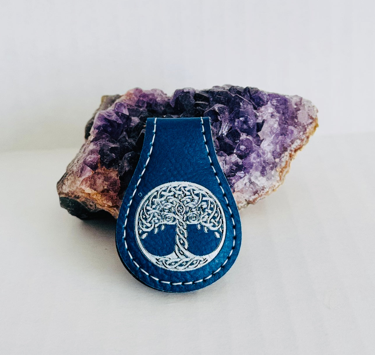 Custom Script Initial & Tree of Life Magnetic Bookmark