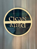 Clean / Dirty Dishwasher Magnet – Plaid Collection