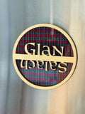 Glan / Salach Dishwasher Magnet – Plaid Collection (Gaelic)