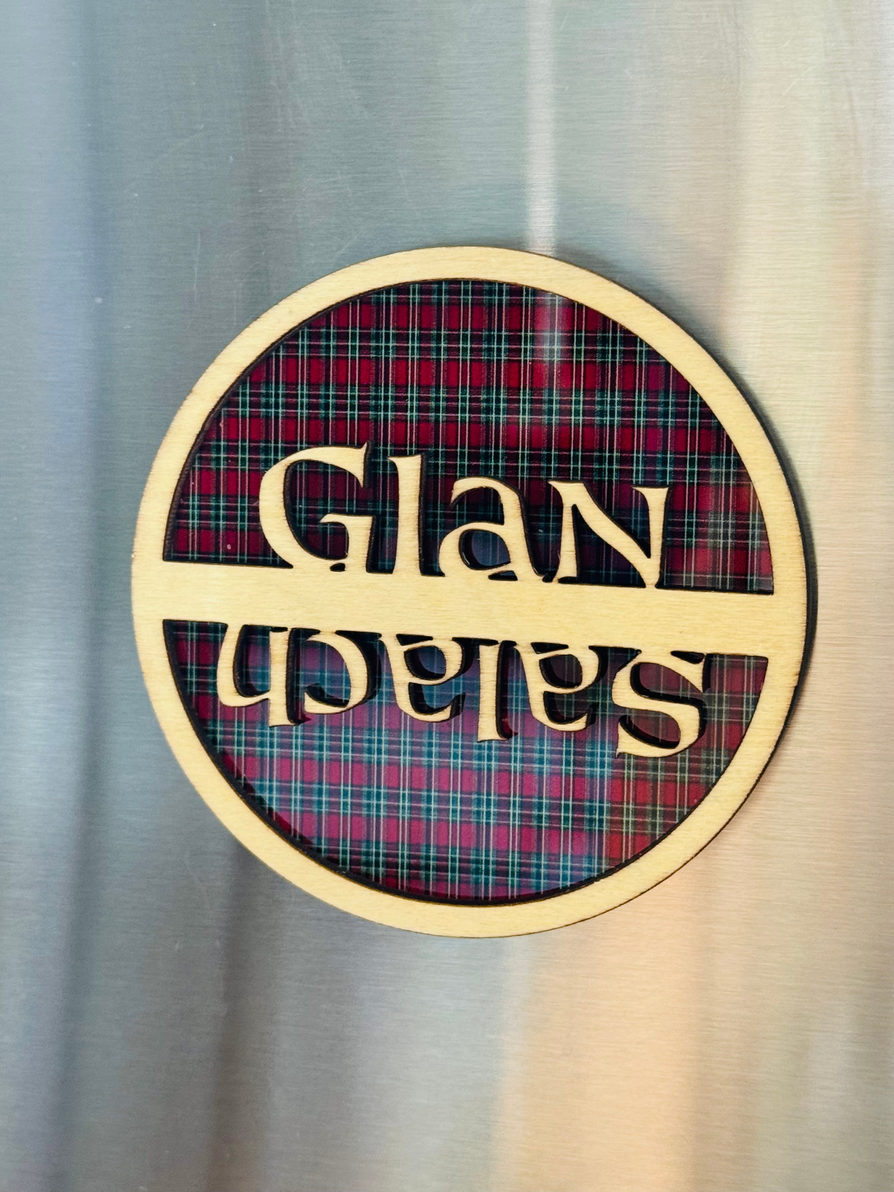 Glan / Salach Dishwasher Magnet – Plaid Collection (Gaelic)