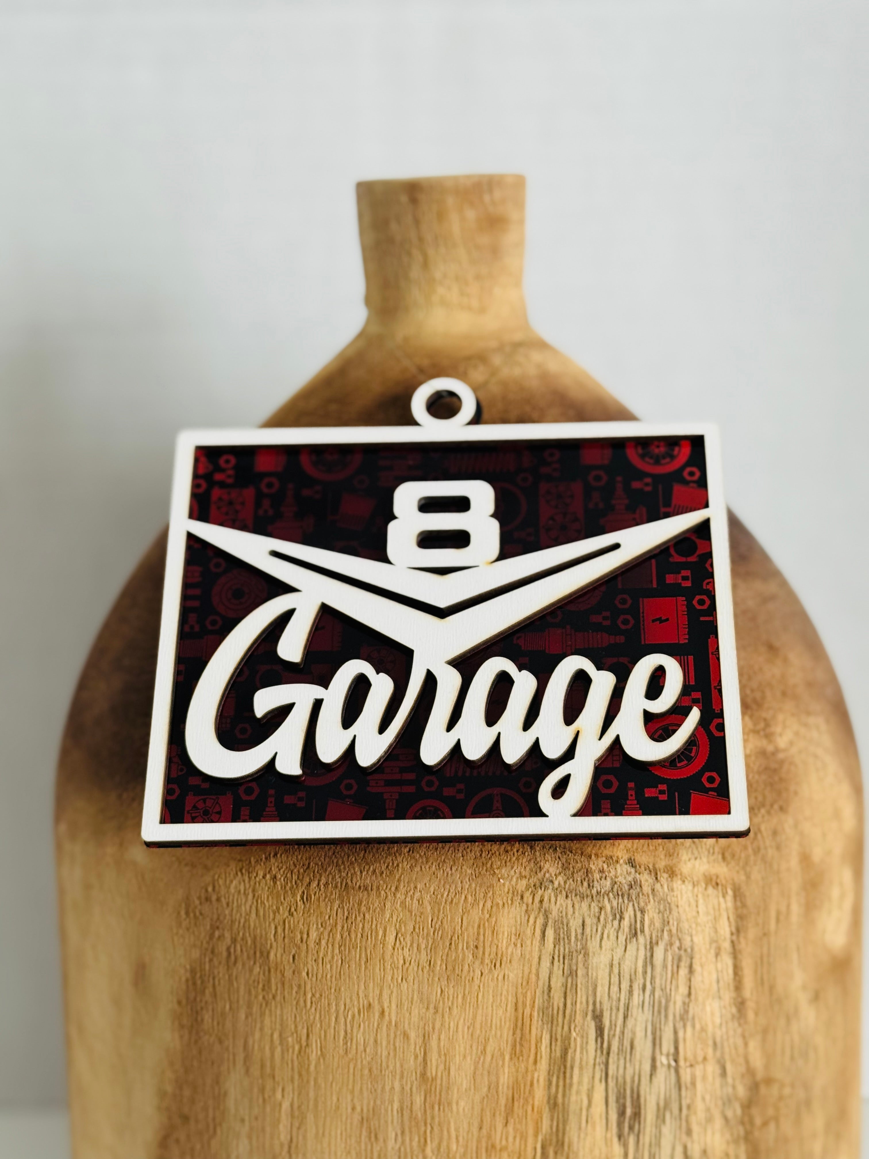 Garage Sign Layered Sun Catcher