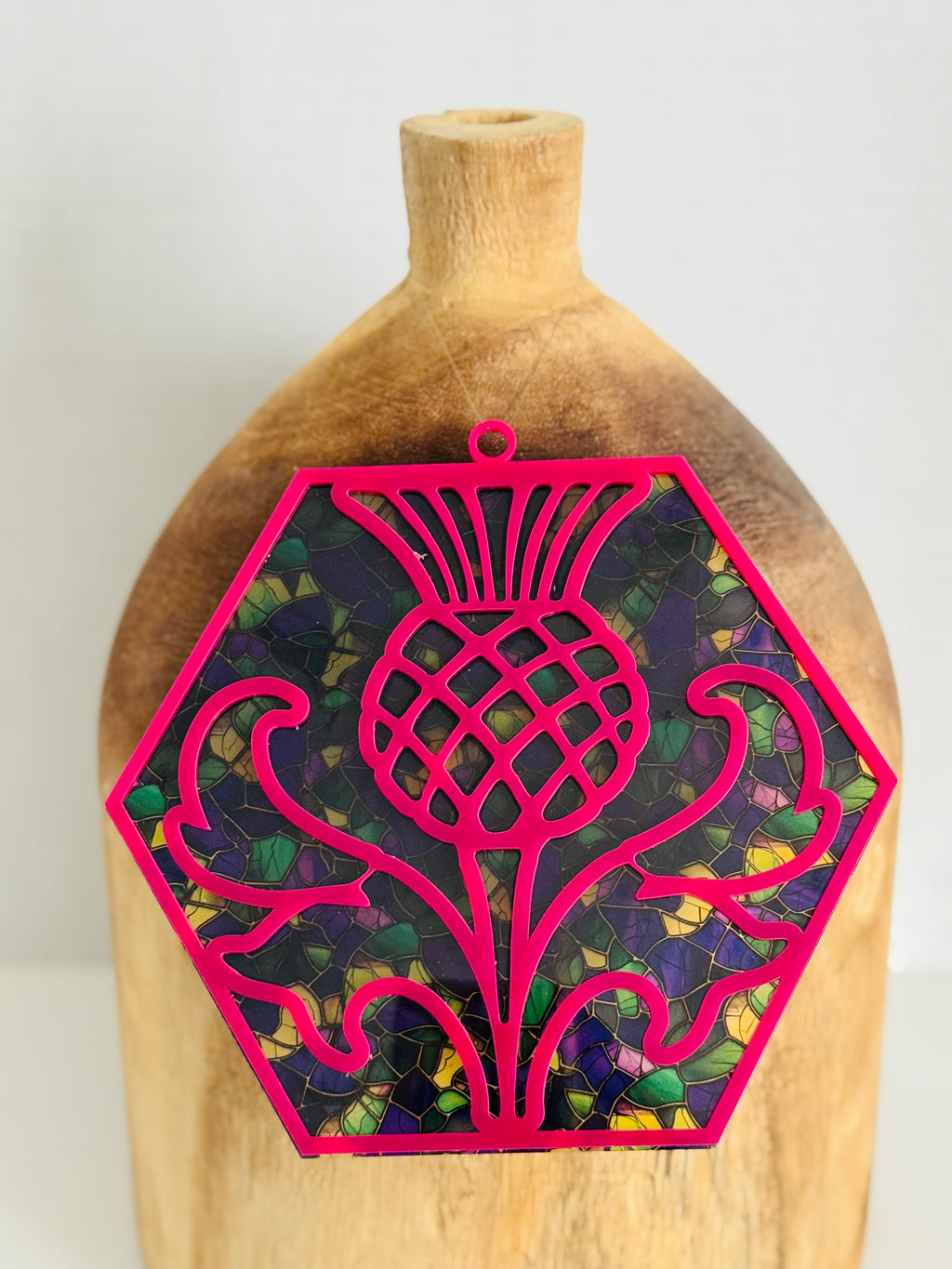 Thistle Layered Sun Catcher