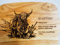Highland Cow Scottish Serving Board