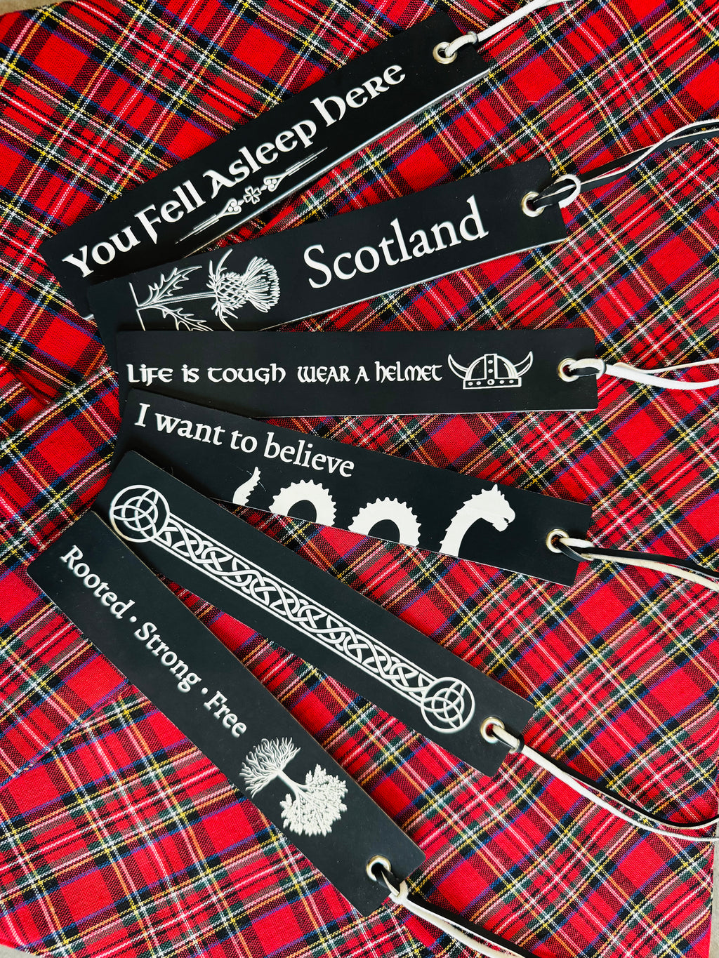 Scottish & Celtic Leatherette Bookmarks